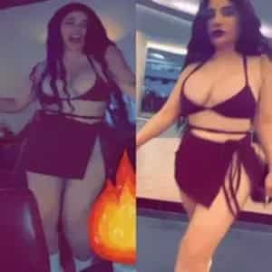 انجي خوري ترقص بالديكسو
